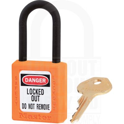Master Lock 406 Non Conductive Safety Padlock Orange